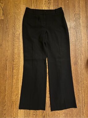 Ann Taylor Black Boot-Cut Dress Pants